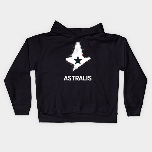 Astralis Redesign - Team Logo - Black Edition Kids Hoodie by uppermosteN